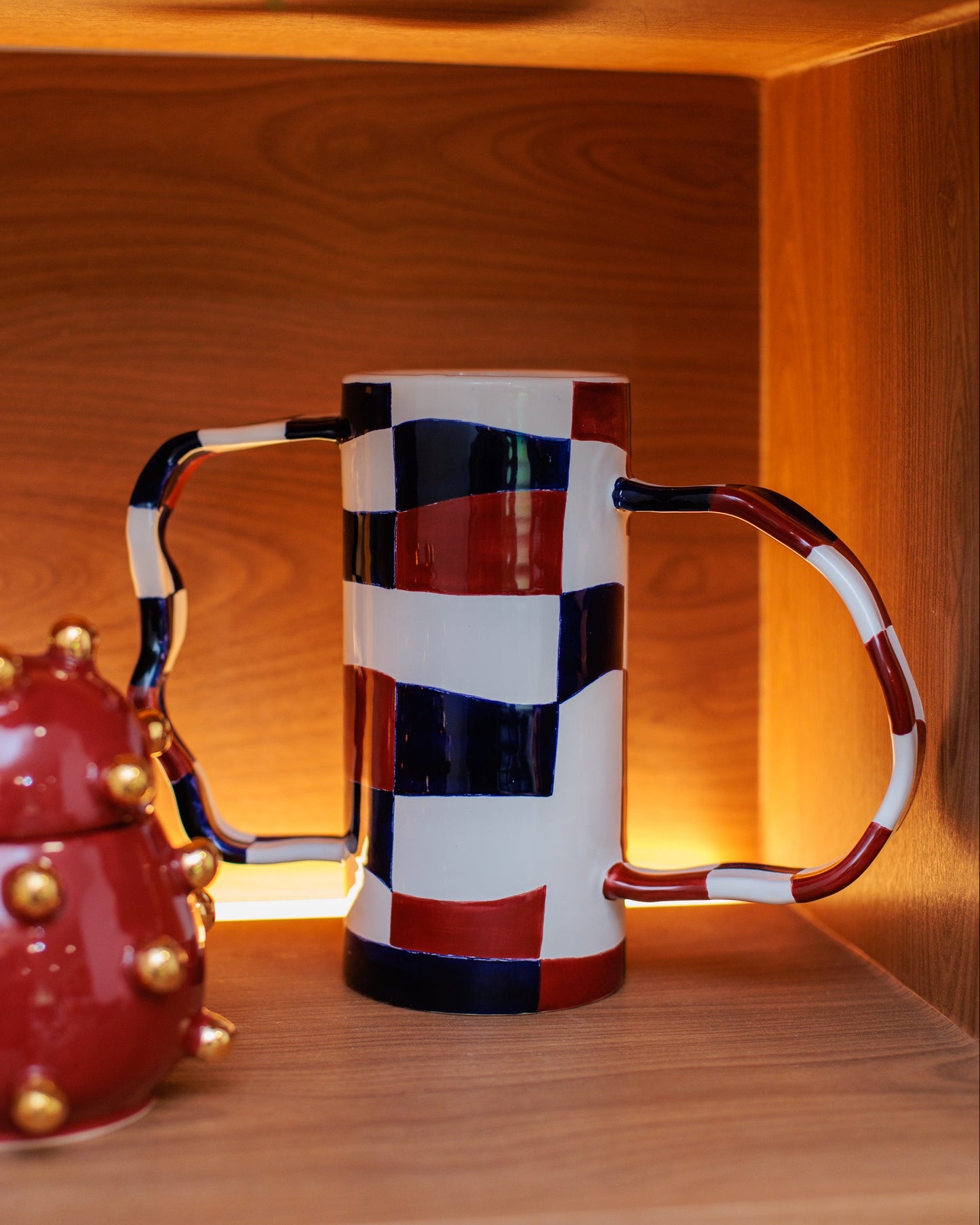 Vaso Maniglie em Cerâmica