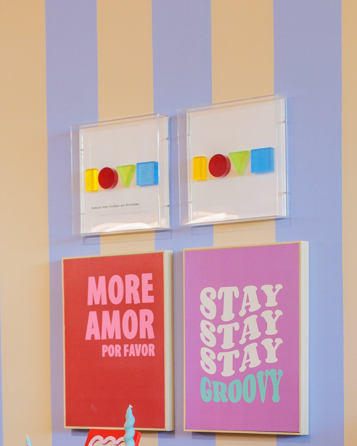 Quadro AMOR Em Todas As Formas em acrílico