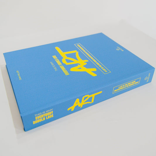 Caixa livro em MDF (azul) - Art