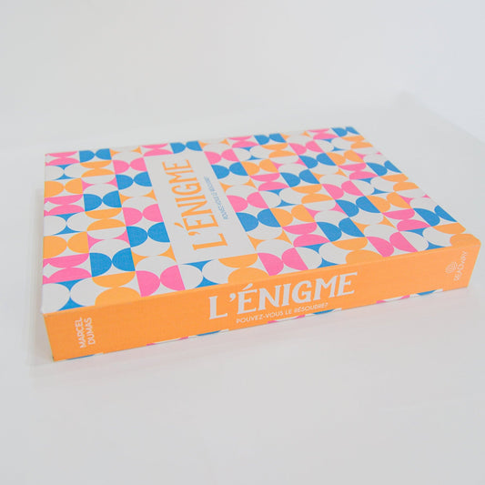 Caixa livro em MDF (colorido) - L'Enigme