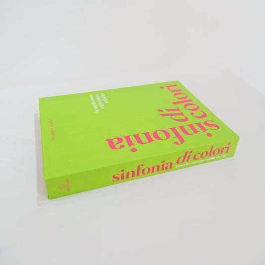Caixa livro em MDF (verde) - Sinfonia di Colori