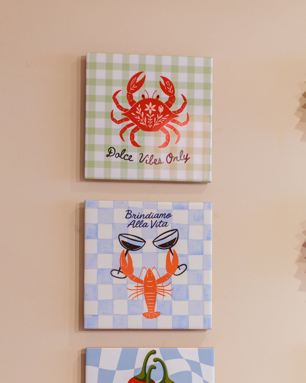 Azulejo Decorativo 'Dolce Vibes Only'