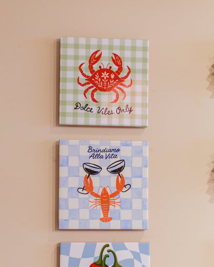 Azulejo Decorativo 'Dolce Vibes Only'