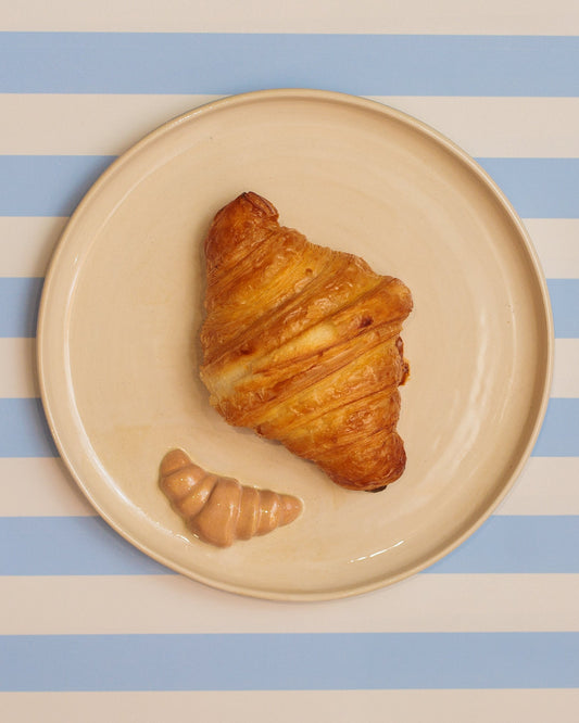 Prato croissant em cerâmica