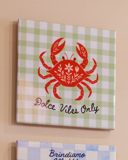 Azulejo Decorativo 'Dolce Vibes Only'