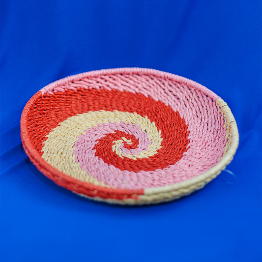 Cesta Decorativa Fibra de Papel (Colorida)