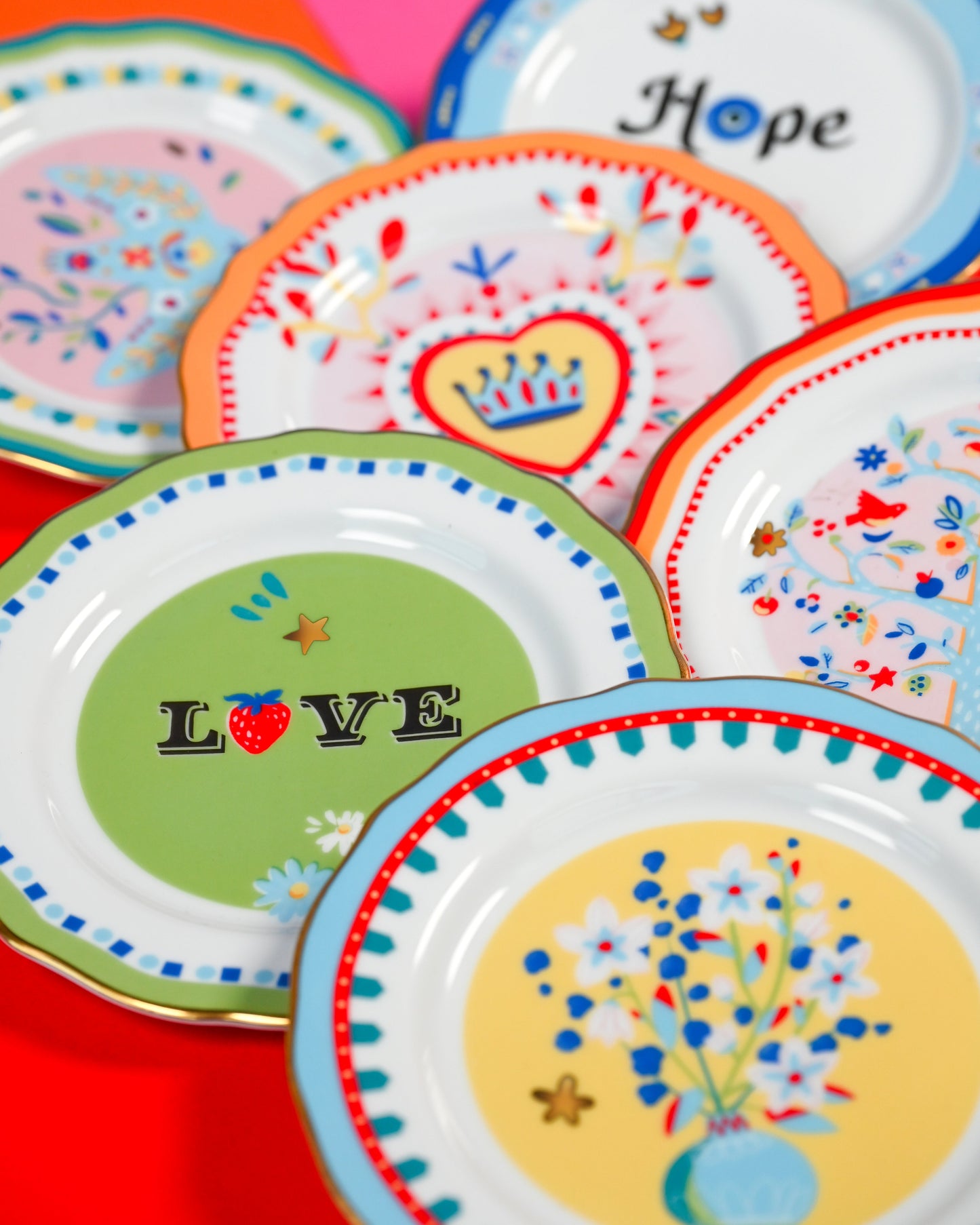 MAMMA MIA Prato p/ pao Love porcelana