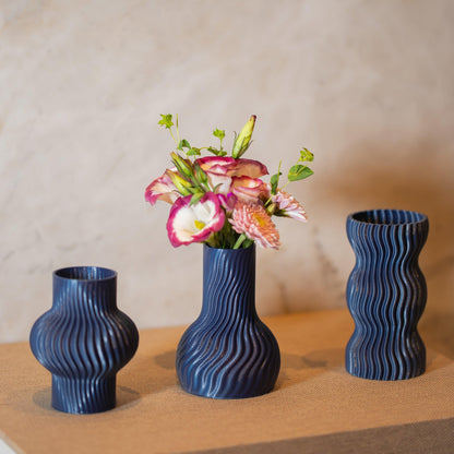 Trio Mini Vasos Onda