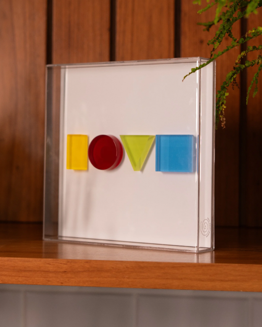 Quadro AMOR Em Todas As Formas em acrílico