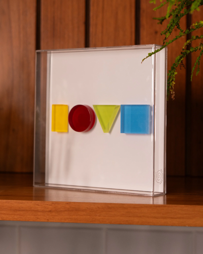 Quadro AMOR Em Todas As Formas em acrílico