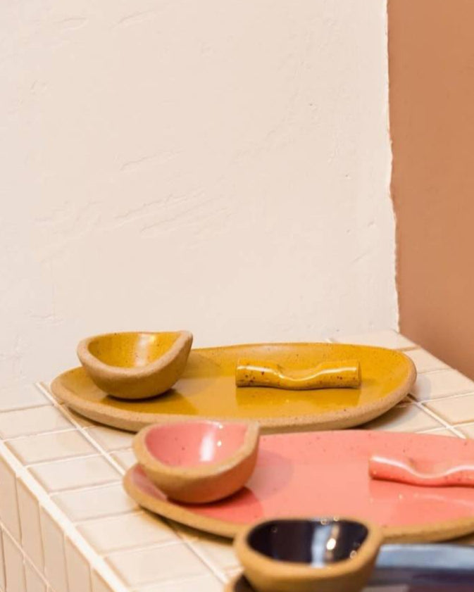 Jogo de Sushi em Cerâmica Esmaltada