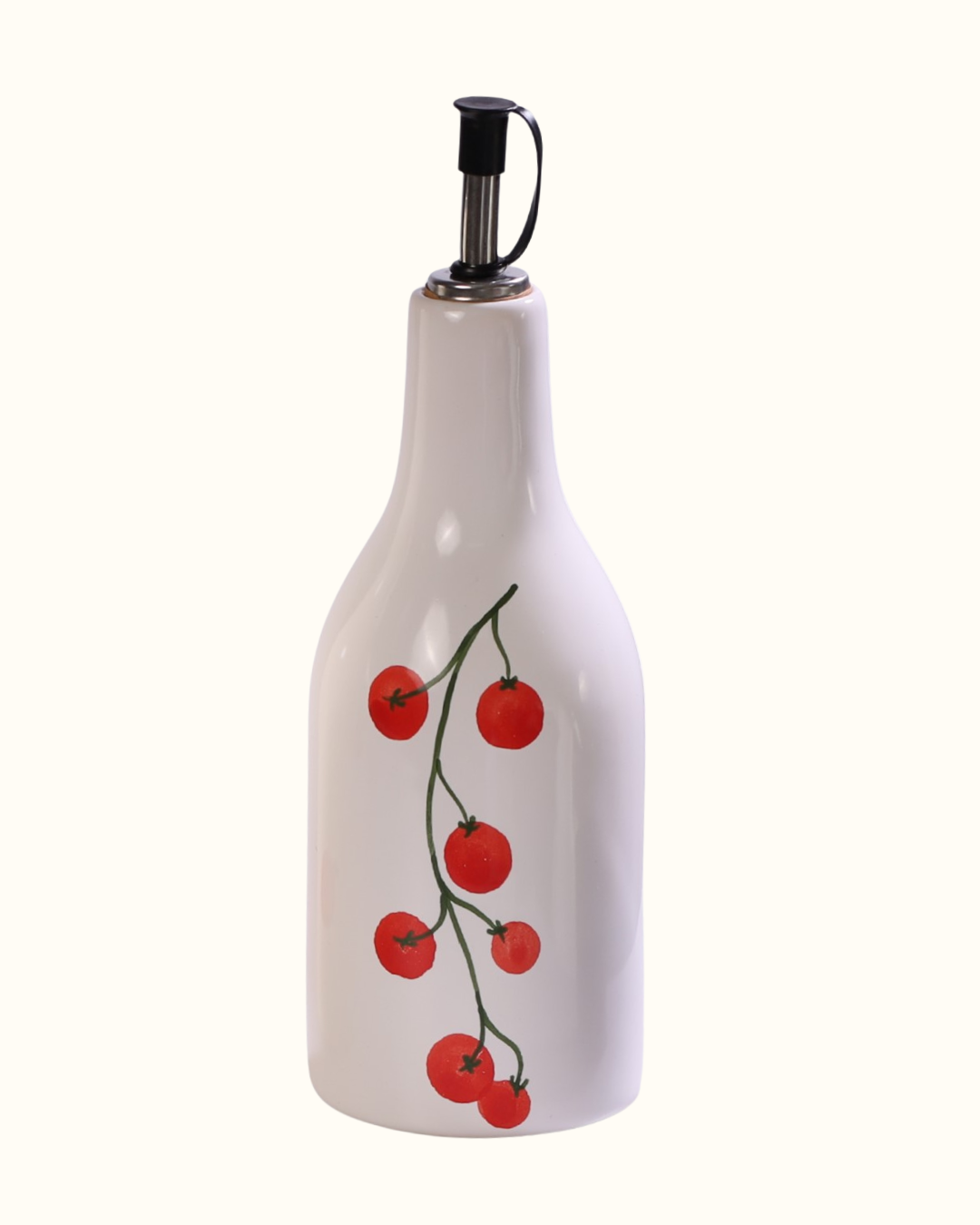 Garrafa tomatinhos com bico em cerâmica