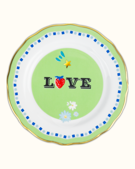 MAMMA MIA Prato p/ pao Love porcelana