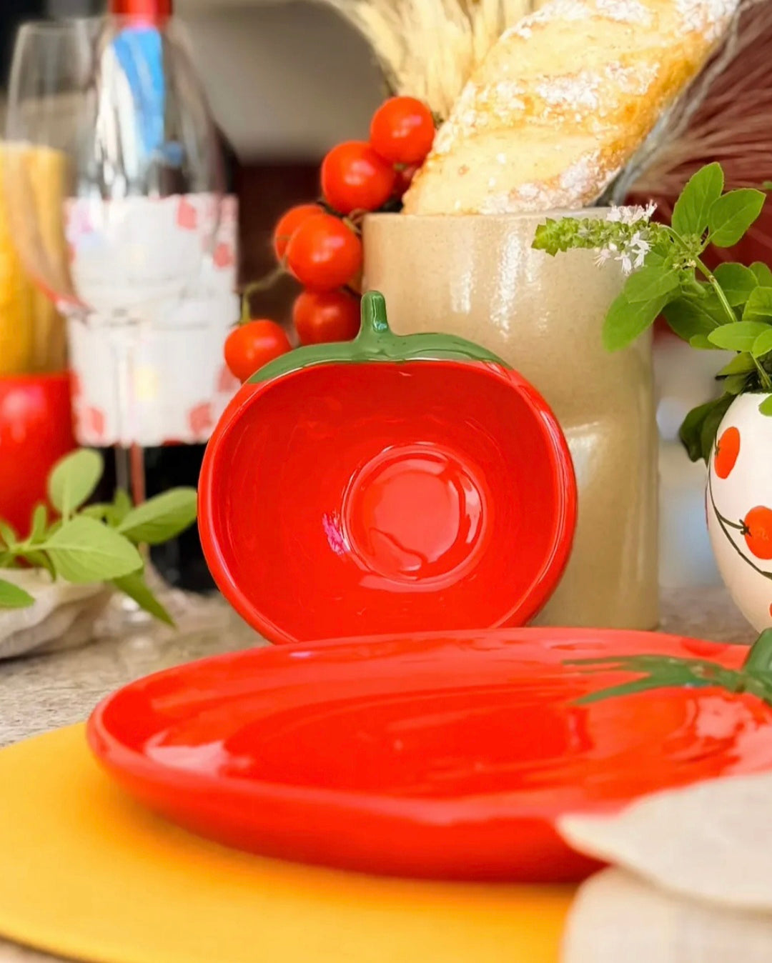 Mini bowl tomate em cerâmica