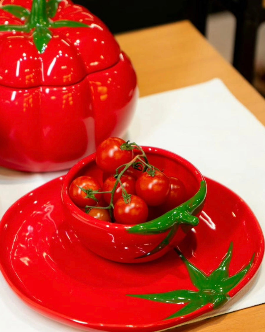 Mini bowl tomate em cerâmica