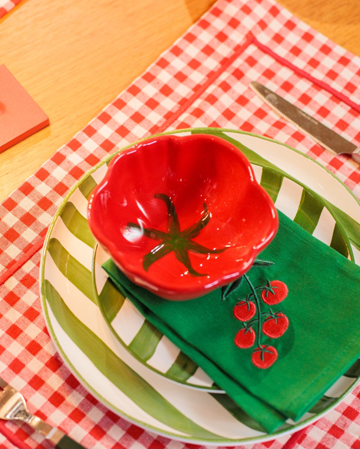 Bowl tomate em cerâmica