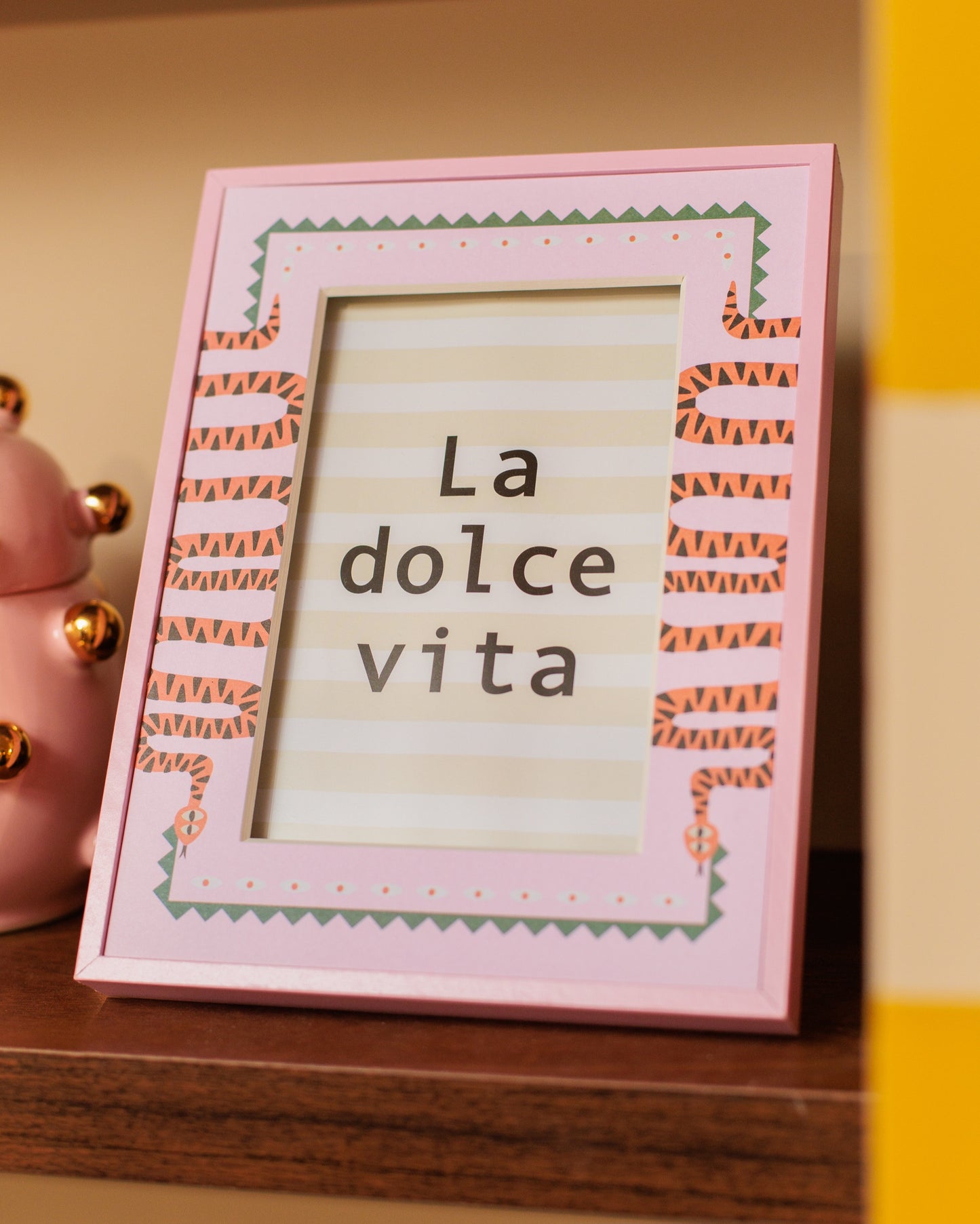 Porta Retrato La Dolce Vita em MDF